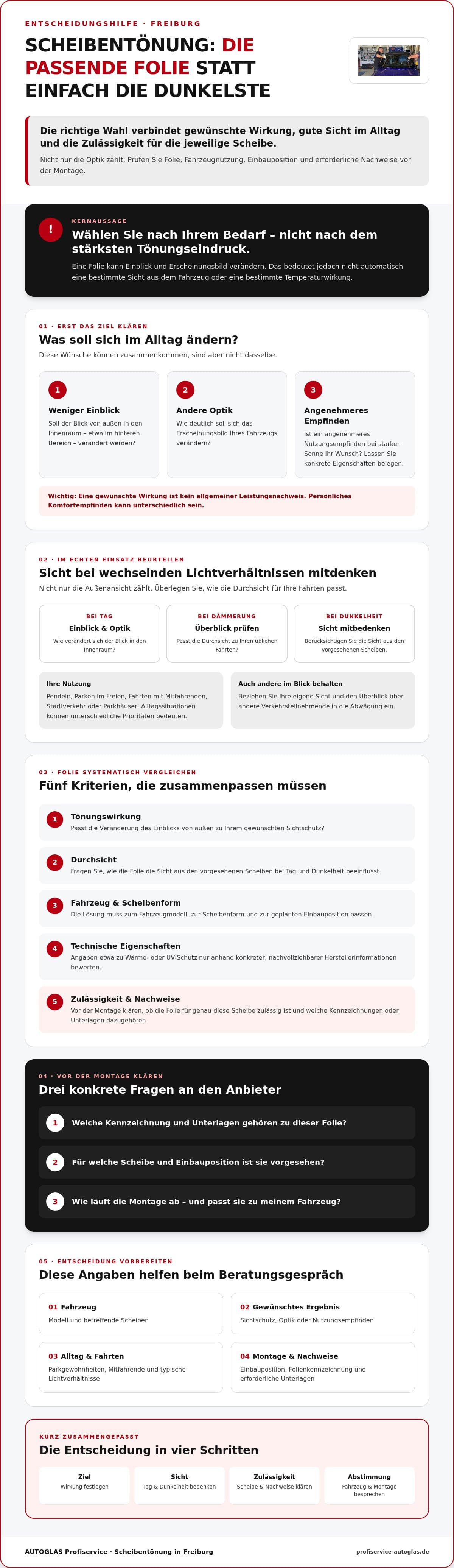 Scheibentönung Freiburg